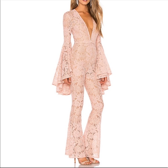 michael costello white jumpsuit